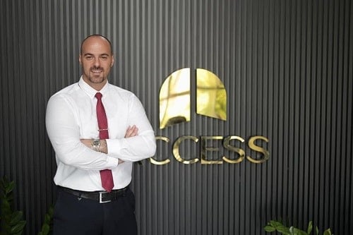 Paul Morina at Access office