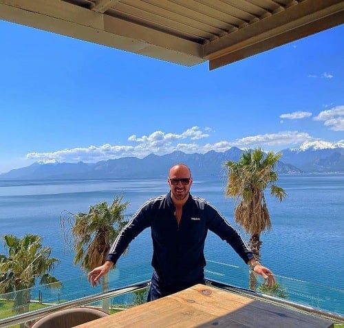 Paul Morina during his vacation