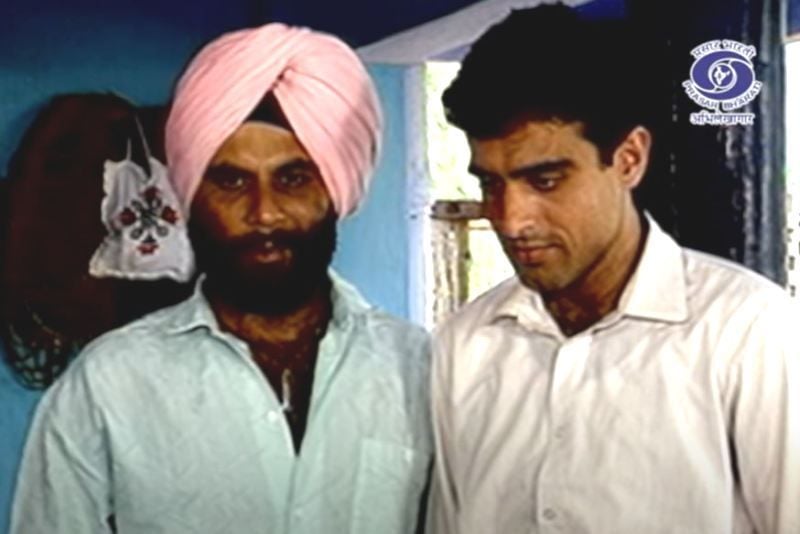 Pavan Malhotra (left) in a still from the TV series 