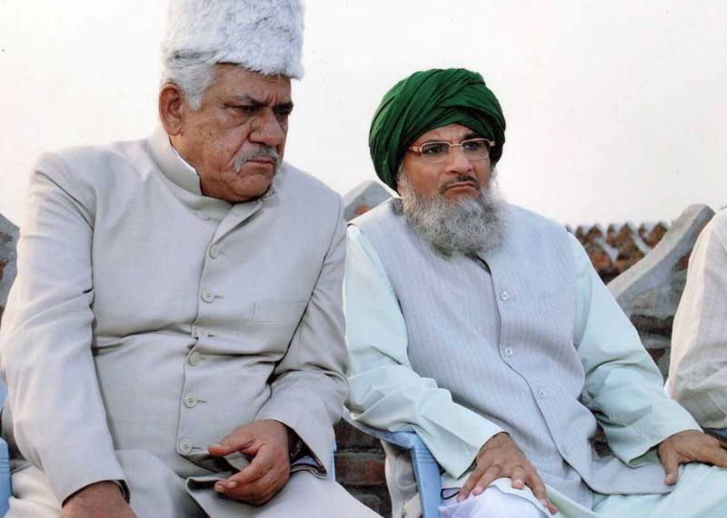 Pavan Malhotra (right) with Om Puri in a still from the film 