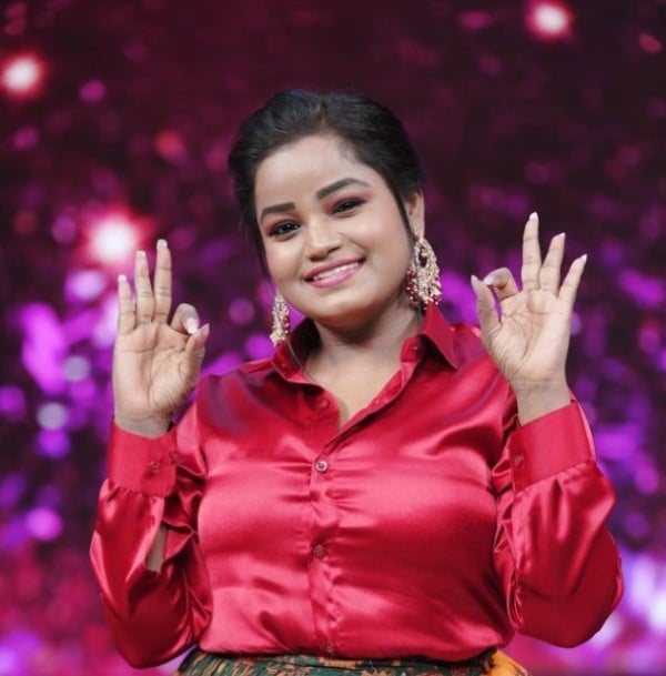 Pavithra Bathula in a still from the reality show Super Queens