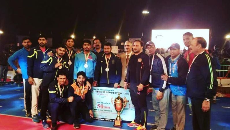 Pawan playing for the Railways team