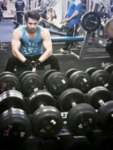 Pearl V Puri at a gym