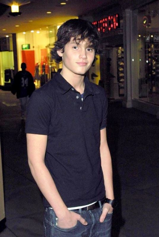 Penn Badgley during his teenage years