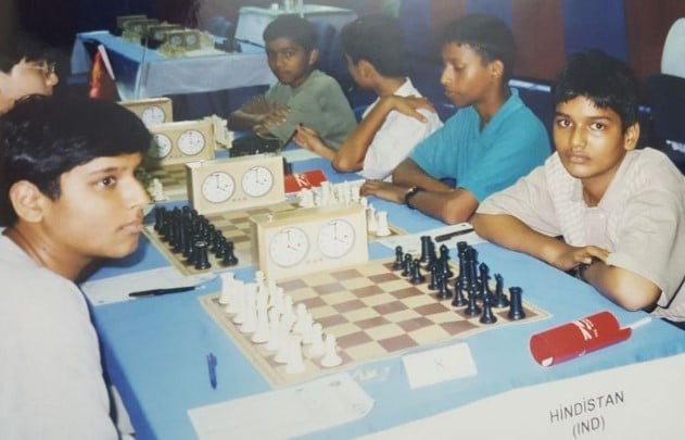 Pentala Harikrishna at the World Youth Olympiad in 2002