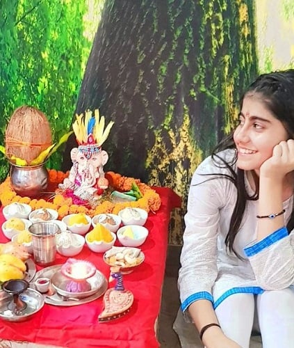 Perry Chhabra during Ganesha Chaturthi