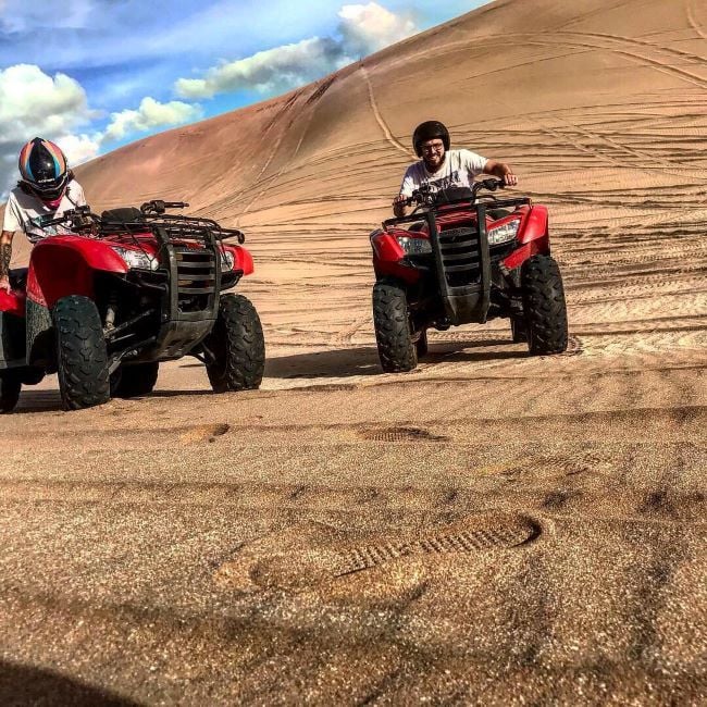 Petar Grishev during his trip to Argentina