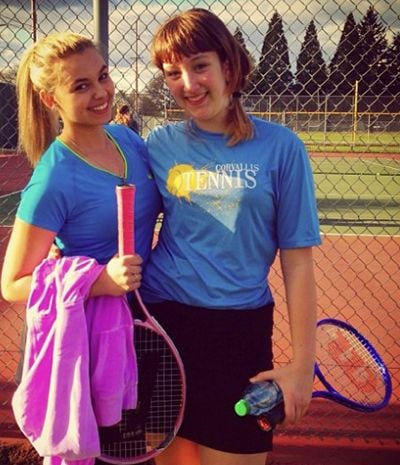 Petra Vučković during her high school days