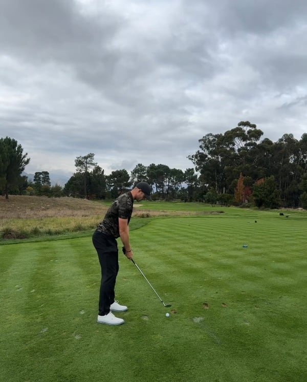 Photo of Corbin Bosch while playing golf