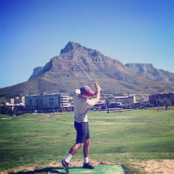 Photo of David Bedingham while playing golf