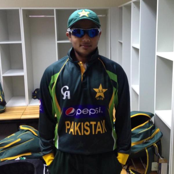 Photo of Saud Shakeel during the 2014 ICC U19 World Cup in Pakistan