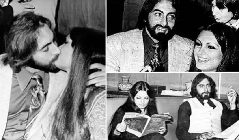 Pictures of Kabir Bedi and Parveen Babi