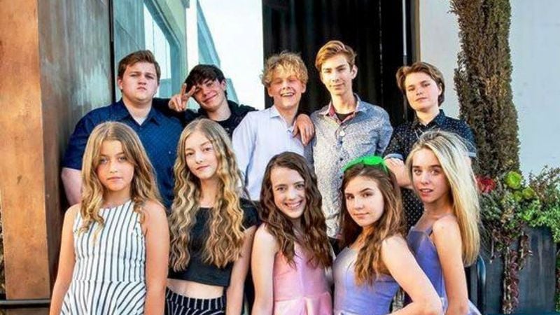 Piper Rockelle (second from the right) with other Squad members