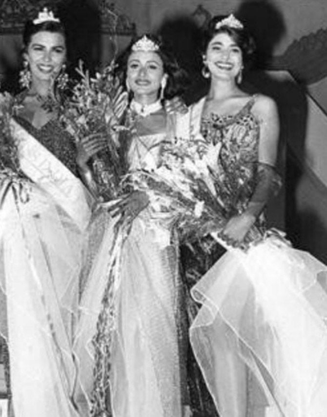 Pooja Batra (right)- Femina Miss India International