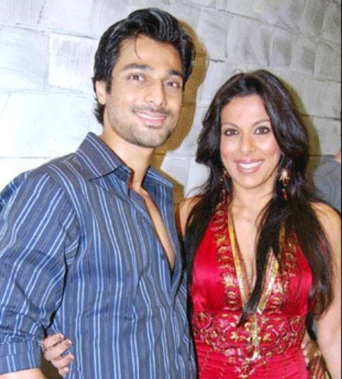 Pooja Bedi with boyfriend Hanif Hilal on the set of Nach Baliye