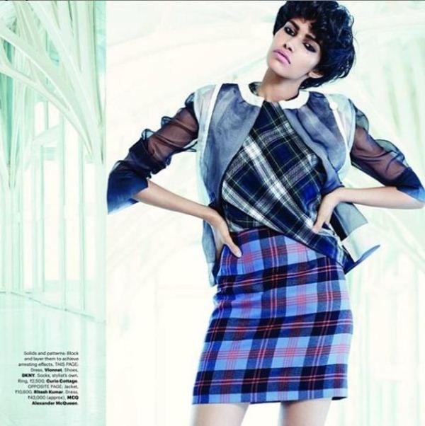 Pooja Mor featured in Harper`s Bazaar Magazine (2014)