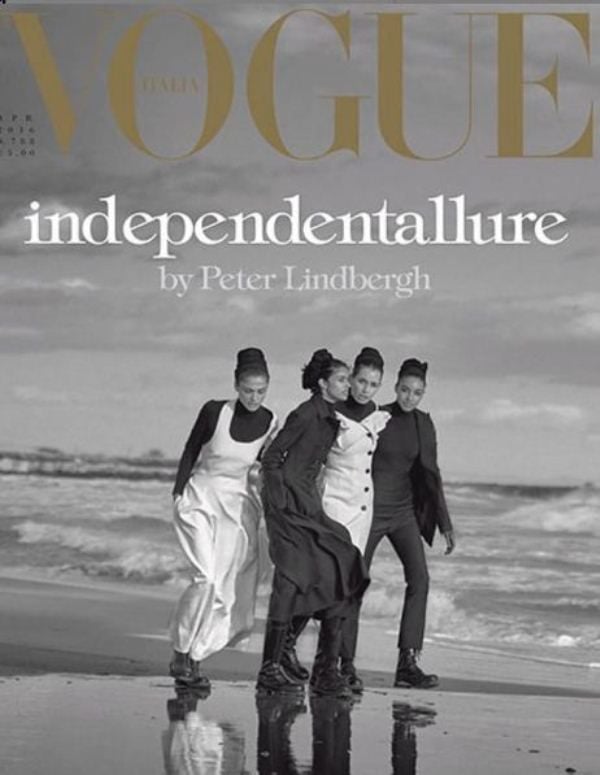 Pooja Mor on the cover of Vogue Magazine (2016)