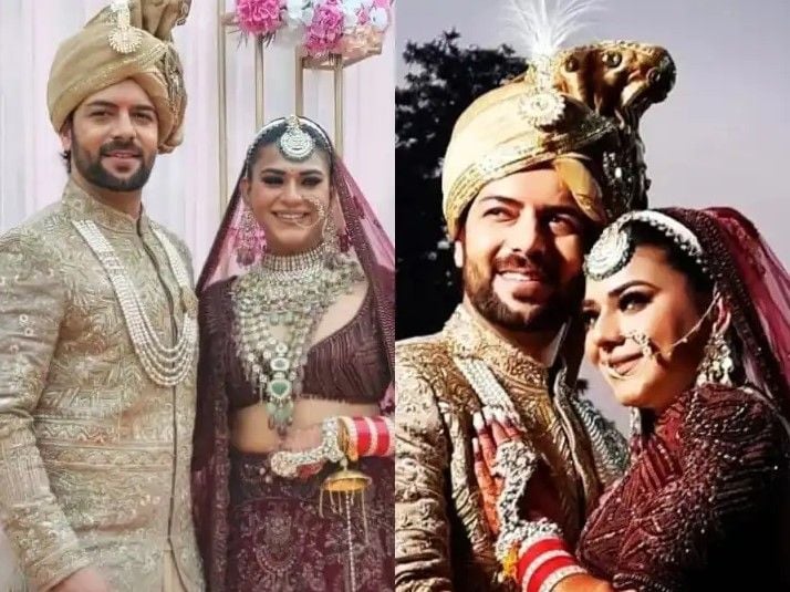 Poonam with her husband