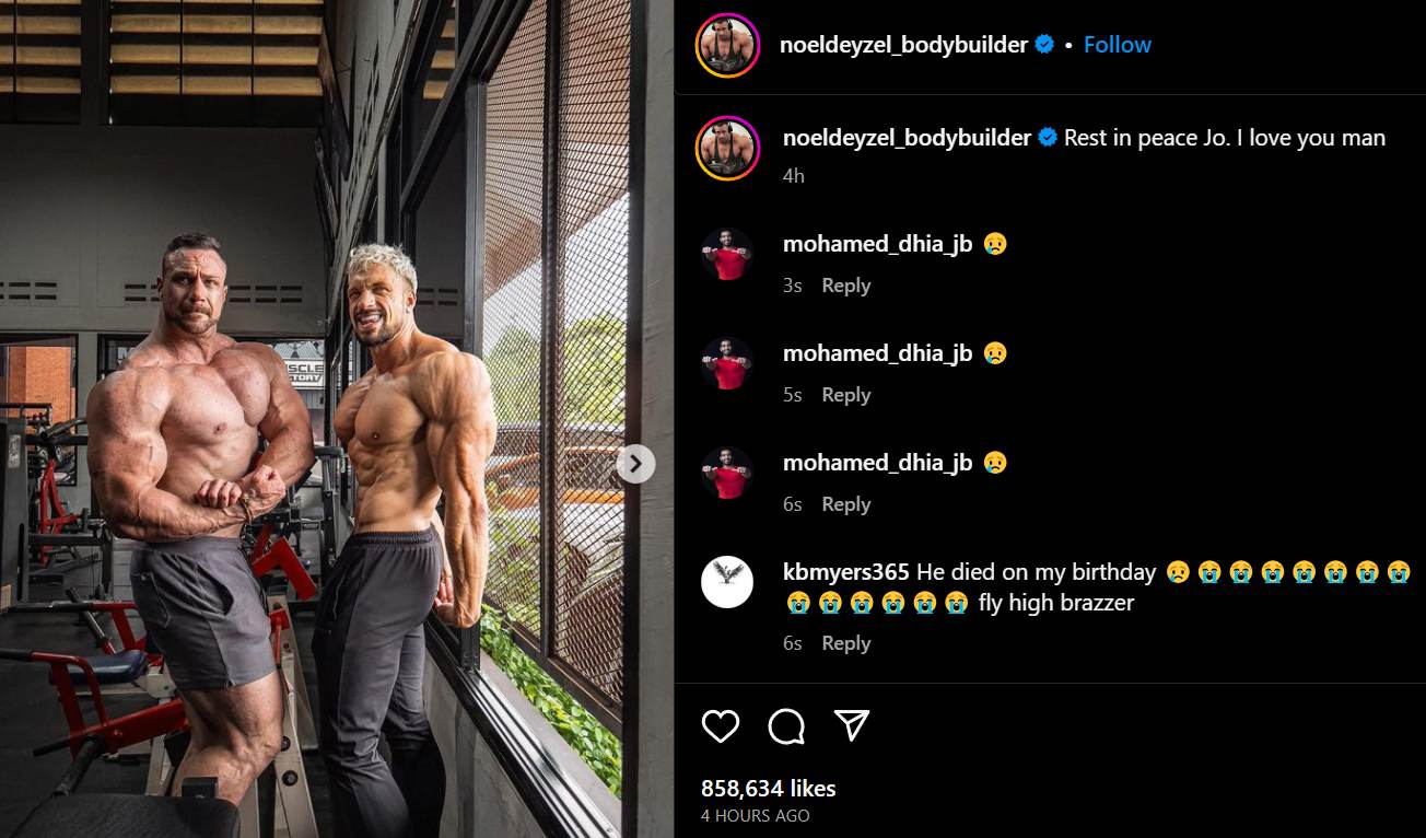 Post shared by Noel Deyzel announcing Jo Lindner