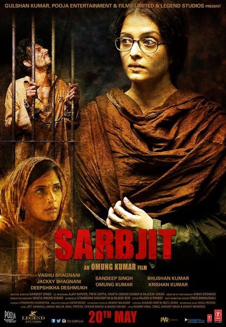 Poster of biographical film, Sarabjit