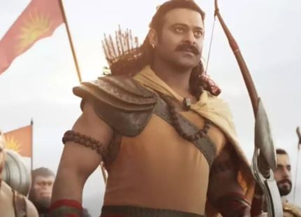 Prabhas in a still from the film Adipurush