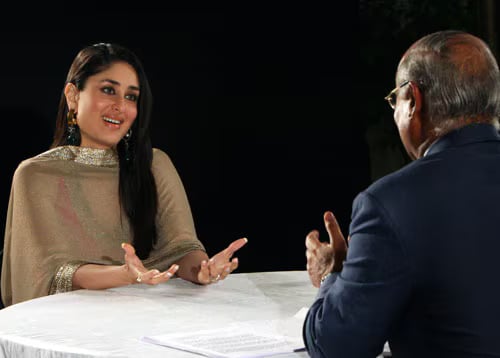 Prabhu Chawla with Kareena Kapoor Khan