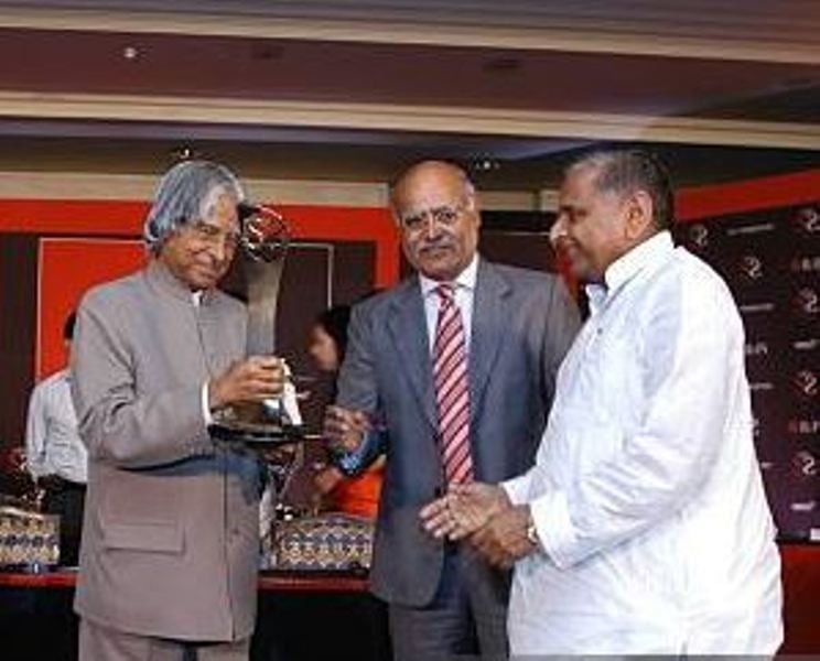 Prabhu Chawla with the former president APJ Abdul Kalam