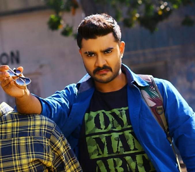 Pradeep Pandey in a still from the film Commando Arjun