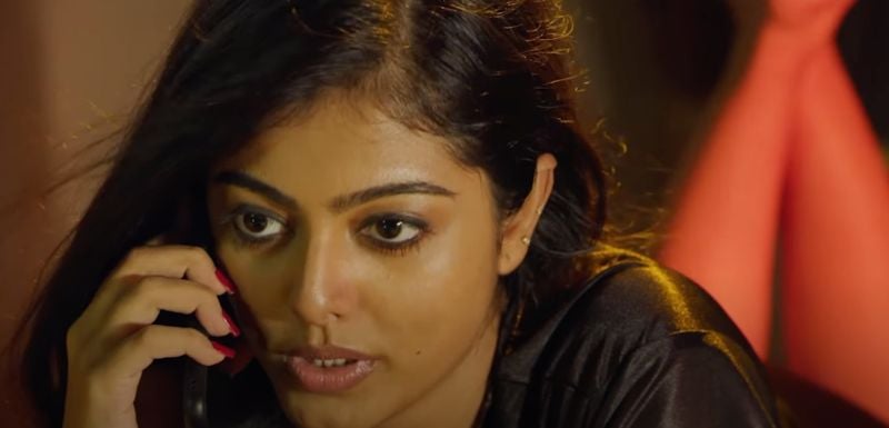 Pragya Nayan in a still from the Telugu drama film titled 