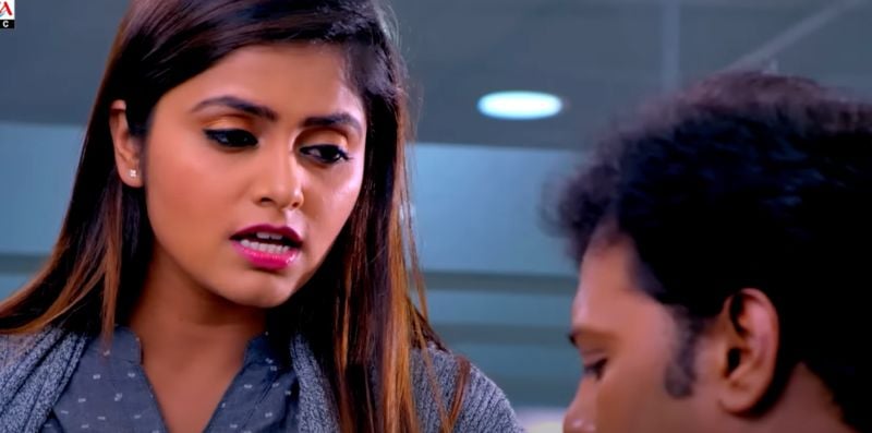 Pragya Nayan in a still from the Telugu drama film titled 
