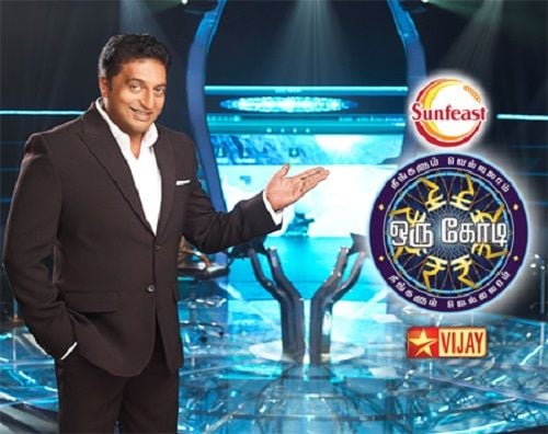 Prakash Raj as the host in the TV show 