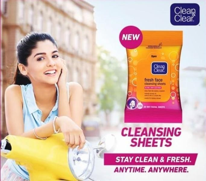 Pranali Rathod in Clean &amp; Clear advertisment