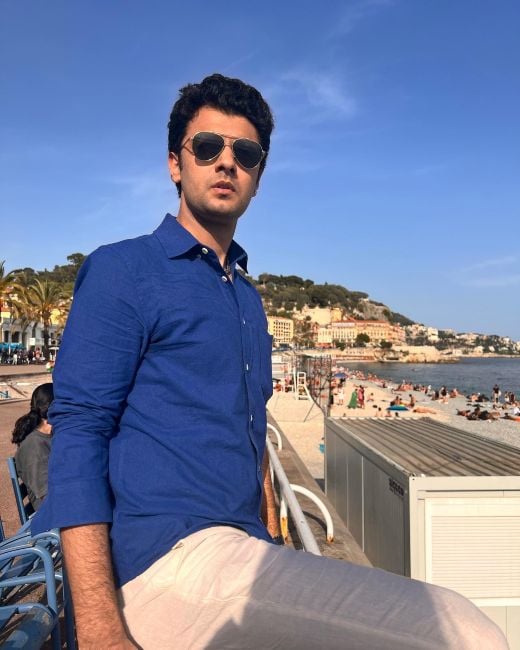 Pranav Sachdev during his trip to France