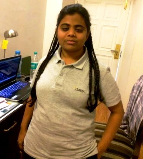 Pranjal Patil in her younger days