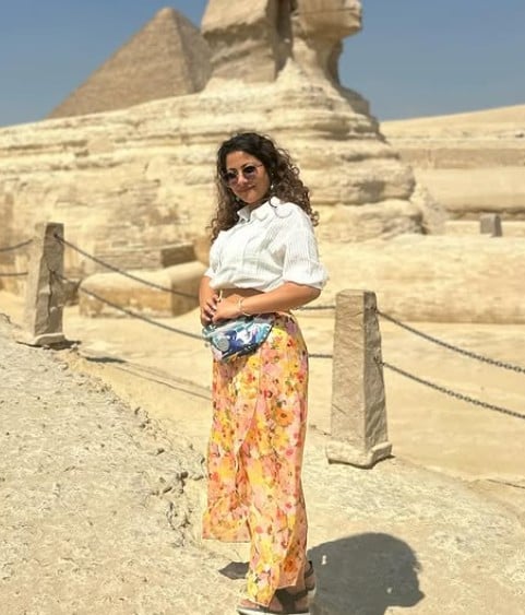 Pranjali Papnai during a trip