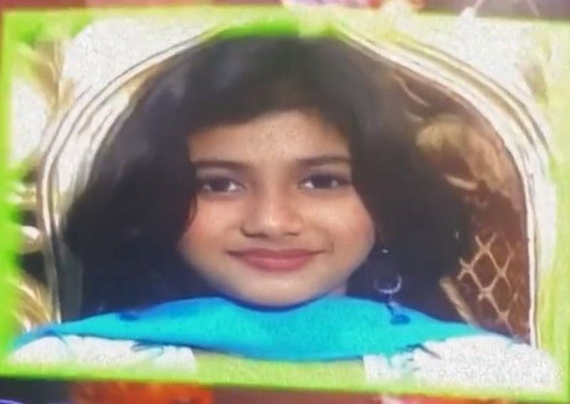 Prantika Das as a kid