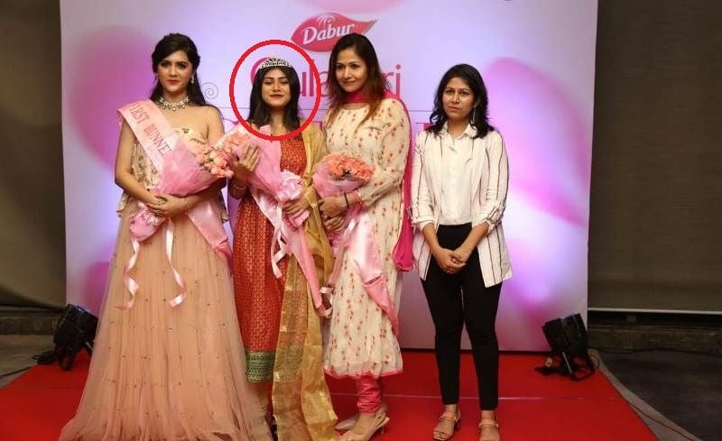 Prantika Das wins the Ke Tumi Dabur Golap Pari beauty pageant