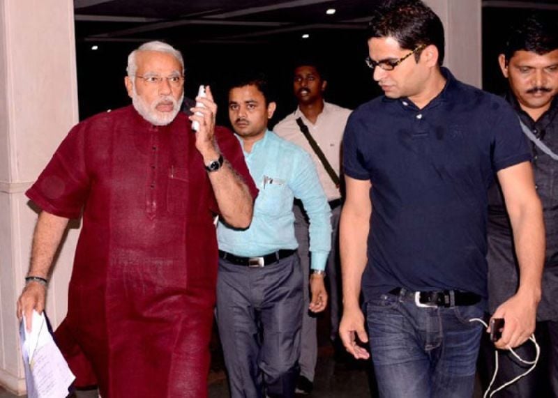 Prashant Kishore With Narendra Modi