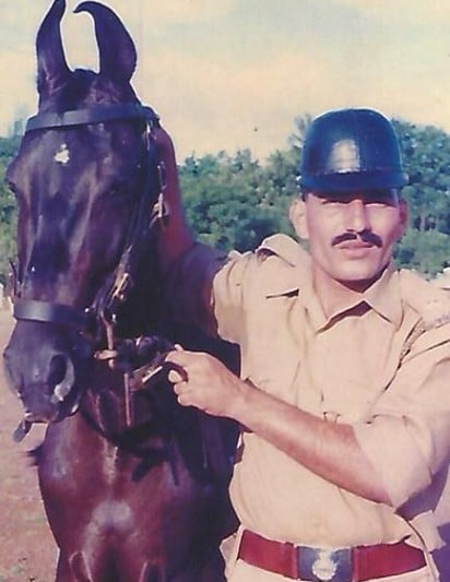 Pratap Dighavkar at Maharashtra Police Academy in Nasik (1987)