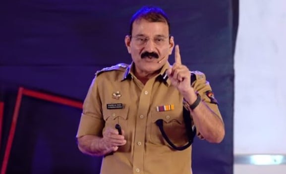 Pratap Dighavkar while speaking at TEDx