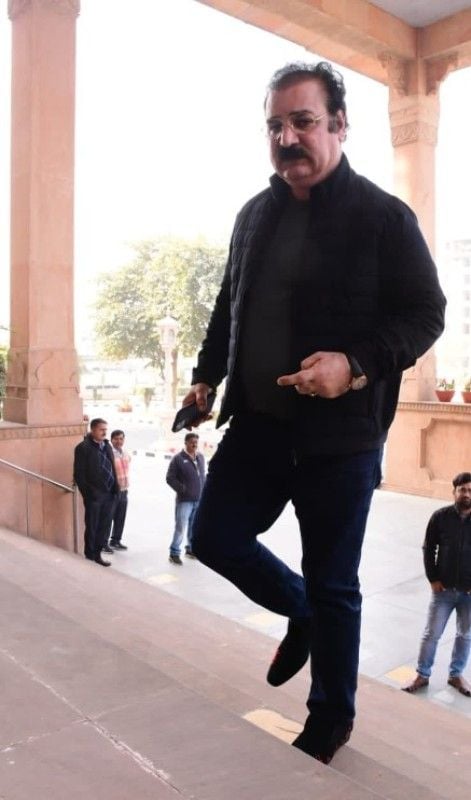 Pratap Singh Khachariyawas going for a Legislative Assembly session