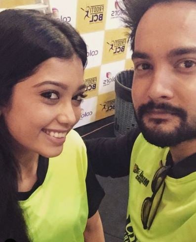 Pratik Garg as a member of Mumbai Tigers BCL team