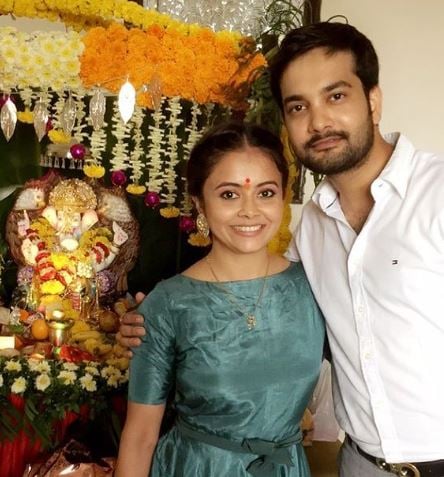 Pratik Garg with Devoleena Bhattacharjee
