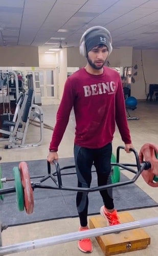 Praveen Kumar at a gym