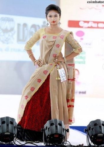 Preethi Sharma Walking the Ramp in a FasPreethi Sharma Walking the Ramp in a Fashion Showhion Show