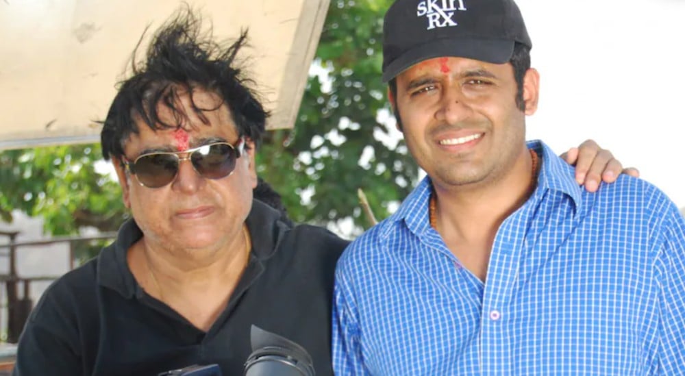 Prem Sagar with his son