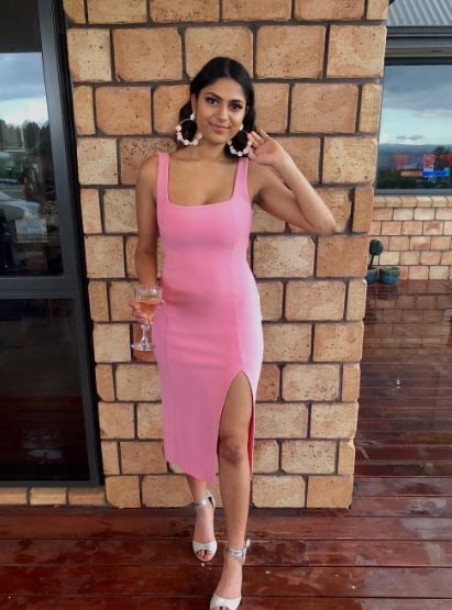 Premila Morar during a party