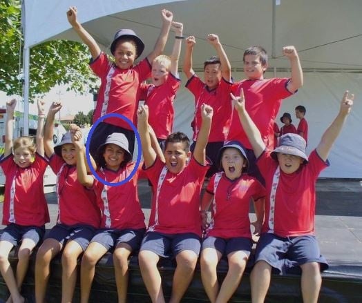 Premila Morar in her school days