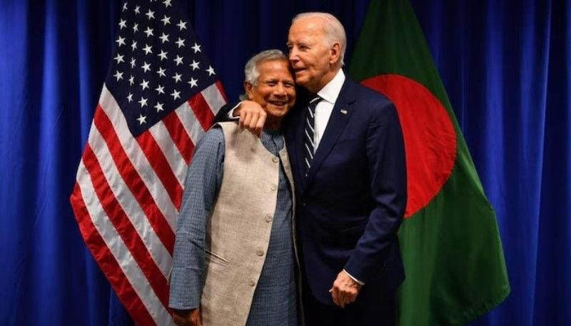 President Biden with Yunus