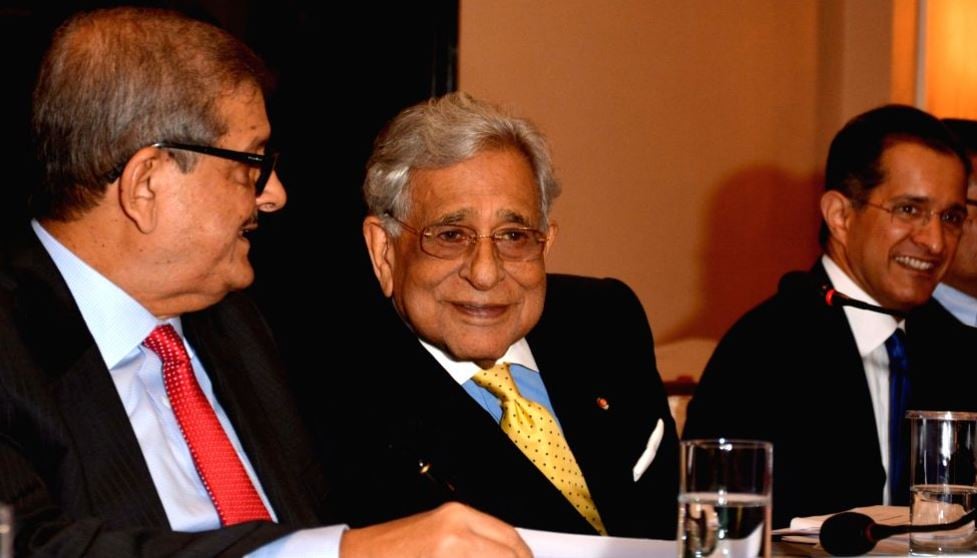 Prithvi Raj Singh Oberoi during a meeting